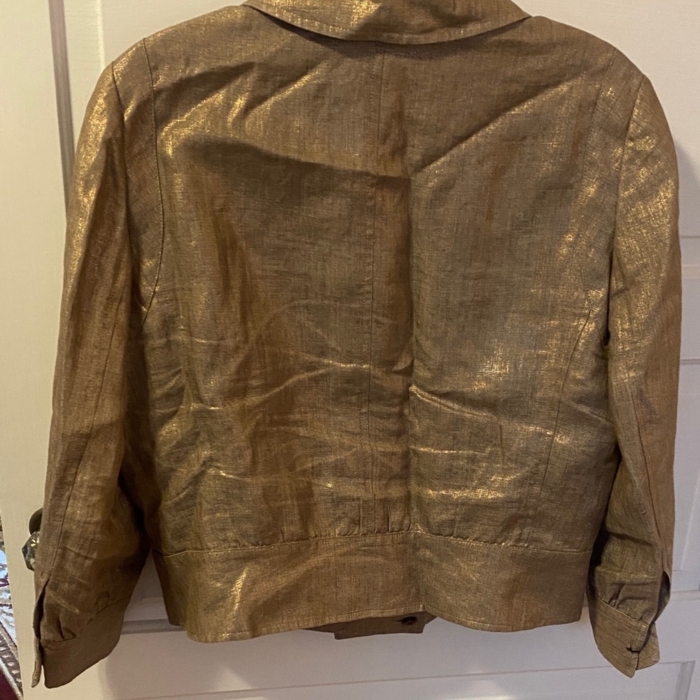 Per Se Gold Utility Jacket - Picture 2 of 4